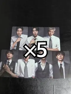 BTS ARIRANG 店舗 日本 限定 特典 トレカ ７種 コンプ ×5