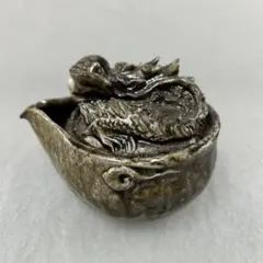 幸崎達彦 作 備前焼　備前手造り白龍宝瓶　　煎茶器 急須 幸崎達彦 作 備前焼 備前手造り白龍宝瓶 煎茶器 急須