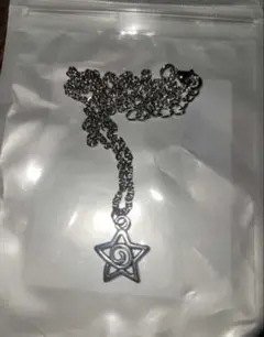 星 スター シルバーアクセサリー ネックレス y2k グランジ ストリート 新品