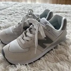 New Balance ニューバランス574 24.0cm オフホワイト