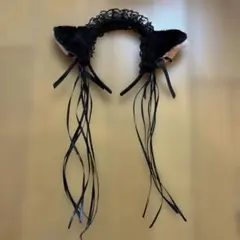 猫耳カチューシャ ブラック コスプレ