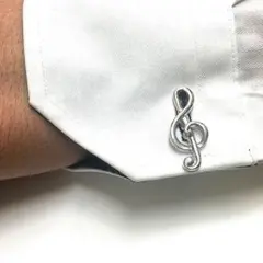 278★音符 おんぷモチーフ♪♪ カフスボタン