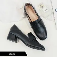 ポインテッドトゥ ローファー ブラック痛くない パンプス 靴 通学 通勤