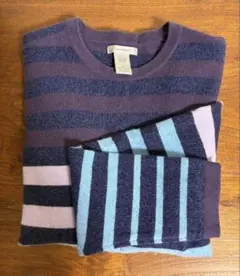 ボーダー セーター カシミヤ