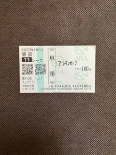 レモンポップ さきたま杯現地馬券 パンフレット フェブラリーS応援馬券 セット 2025年最新】レモンポップ 馬券の人気アイテム - メルカリ