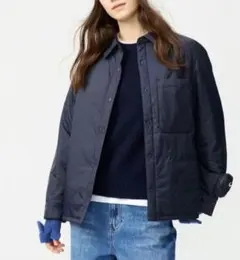 新品未使用ユニクロUNIQLOアニヤハインドマーチパフテックシャツLジャケット