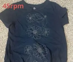 値下げ！45rpm インディゴ染め　Tシャツワンピースのサムネイル