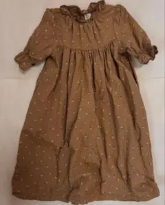 しまむら　softcheese 花柄ワンピース　110cm