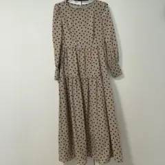 allureville アルアバイル ドットティアードワンピース