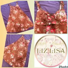 LIZLISA キャミワンピース 花柄 ワンピース リズリサ バラ柄