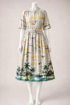 PALAVA Bric-à-brac 総柄ワンピース　ドレス ドレス – PALAVA japan
