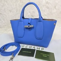 ほぼ未使用 Longchamp ロゾ Sサイズ レザー 2way ショルダーのサムネイル
