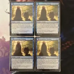 MTG/積み重ねられた叡智/Accumulate Wisdom/Foil×4枚のサムネイル