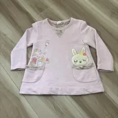 KPケーピートレーナー　ピンク　チュニック　mimiちゃん　100