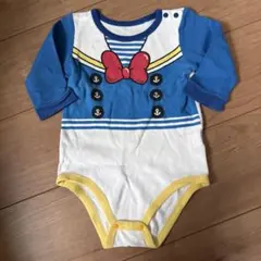 ドナルド風ロンパース　80