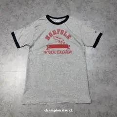 Champion チャンピオン リンガーTシャツ グレーのサムネイル