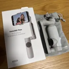 極美品】Insta360 Flow スマホ用ジンバル スタビライザー ホワイト