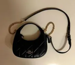 COACH ブラック ハンドバッグ/ショルダーバッグ2way