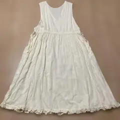 サマンサモスモス【waterless linen】前後2wayジャンバースカート