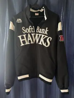 SoftBank Hawks✖️ ポルテ ブラックジャケット Majestic