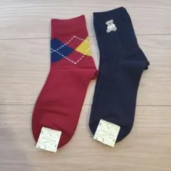 tutu anna ソックスセット 赤と黒