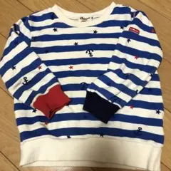 ミキハウス、ホットビスケッツのトレーナー100