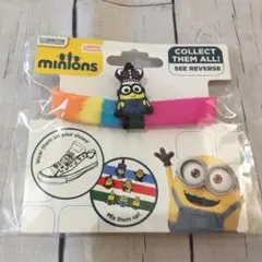 ミニオン　シリコンバンド　レインボー
