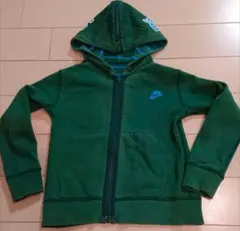 NIKE キッズ リバーシブル パーカー グリーン ブルー