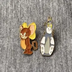 トムとジェリー ピンズ ピンバッジ 2個セット 新品未使用