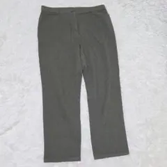 ​ジャンニロジュディチェ 42 パンツ ジャガード 総柄 カーキ コットン 麻