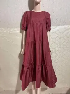 着物リメイクワンピース　大島紬　４月上旬発送