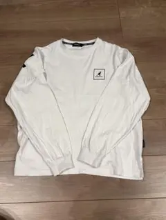 KANGOL ホワイト ロングスリーブ Tシャツ M