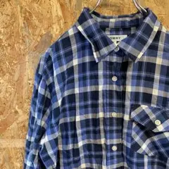 AE8713 TOMMY 長袖シャツ ブルー レディース M ポスのサムネイル