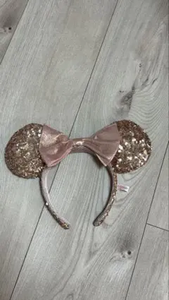 ミニーちゃんカチューシャ　スパンコール