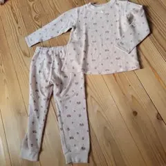 アンパサンド 花柄ワッフルパジャマ 120cm