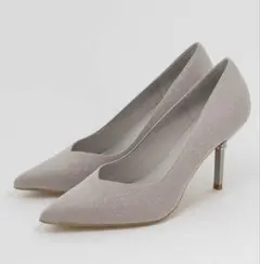 【美品】RANDA ビジューヒール グリッターパンプス