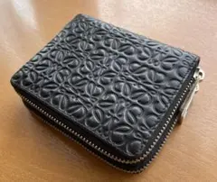 美品 ロエベ ラウンドファスナー財布
