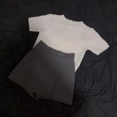 ニット キュロット セット