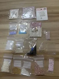 ハンドメイド用 ビーズとCカンの詰め合わせセット