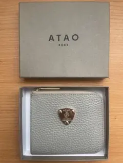 ATAO アタオ ミリモ 二つ折り財布 グレージュ - メルカリ