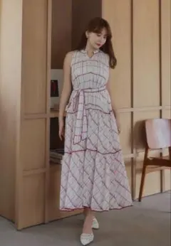 herlipto Anduze Belted Check Dress - メルカリ