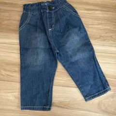 【美品】branshes デニムブルー カジュアルパンツ 80cm