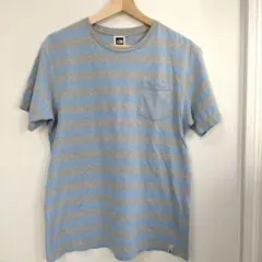 THE NORTH FACE （ノースフェイス）青灰ストライプ Tシャツ