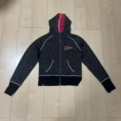 FILA GOLF ヒョウ柄 フルジップパーカー LLサイズ