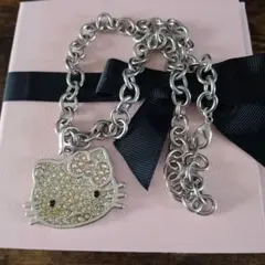 【匿名配送】HELLO KITTY　スワロフスキー　ネックレス