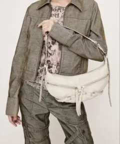 SLY VINTAGE F／LEATHER バッグ ホワイト