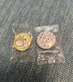 トトロ　もののけ姫　ジブリがいっぱい缶バッチコレクション