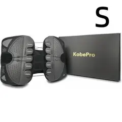 腰サポーター ベルト 強力固定 メッシュ Sサイズ ブラック