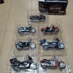 Maisto1/24 Harley-Davidson ミニカーバイク 7台セットのサムネイル