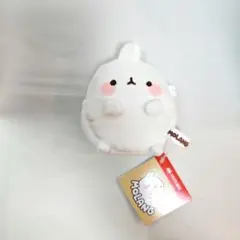 【汚れあり】MOLANG モラン ぺたこっとポーチ ホワイト